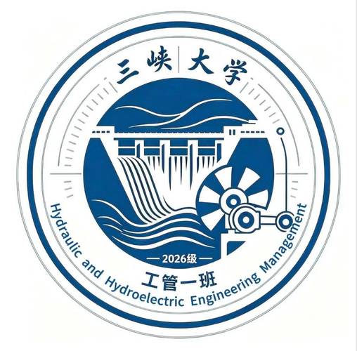 水润学涯 优风启航丨三峡大学水利与环境学院2026级本科新生班徽设计